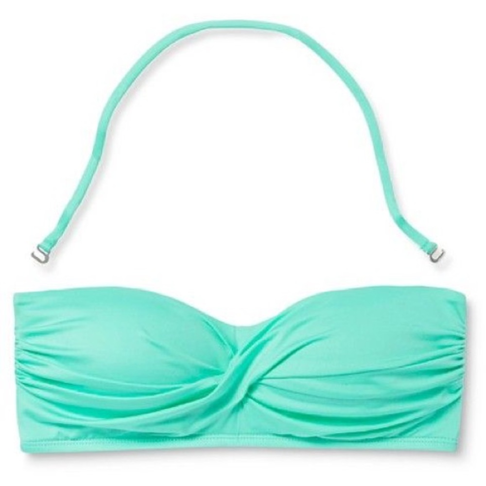 Mint green swim suit top